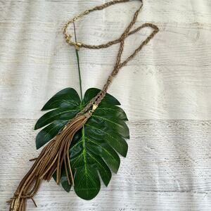 BOGO FREE CHICOS SEED BEAD TASSEL NECKLACE